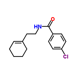 4-Chloro-N-[2-(1-cyclohexen-1-yl)ethyl]benzamide Structure