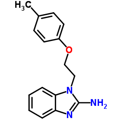 1-(2-P-TOLYLOXY-ETHYL)-1H-BENZOIMIDAZOL-2-YLAMINE Structure