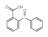 Benzoic acid, 2-(phenylsulfinyl)- (9CI)结构式