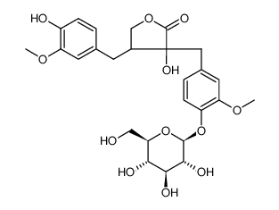 去甲络石苷结构式