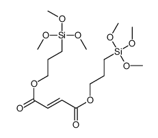 bis[3-(trimethoxysilyl)propyl] fumarate Structure