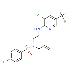 N-ALLYL-N-(2-([3-CHLORO-5-(TRIFLUOROMETHYL)-2-PYRIDINYL]AMINO)ETHYL)-4-FLUOROBENZENESULFONAMIDE picture