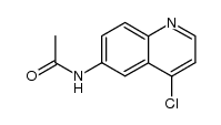 N-(4-chloro-[6]quinolyl)-acetamide结构式