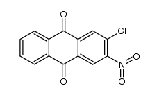 2-chloro-3-nitro-anthraquinone Structure