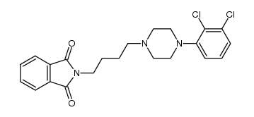 2-{4-[4-(2,3-dichlorophenyl)piperazin-1-yl]butyl}-1H-isoindole-1,3(2H)-dione结构式