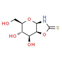 2H-Pyrano[2,3-d]oxazole-2-thione, hexahydro-6,7-dihydroxy-5-(hydroxymethyl)-, (3aR,5R,6S,7S,7aS)- (9CI)结构式