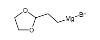 (1,3-DIOXOLAN-2-YLETHYL)MAGNESIUM BROMIDE Structure