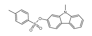 2-(9-methylcarbazolyl)-4-toluenesulfonate结构式