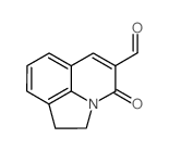 4-氧代-1,2-二氢-4H-吡咯并[3,2,1-ij]喹啉-5-甲醛结构式