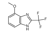 4-methoxy-2-(trifluoromethyl)-1H-benzo[d]imidazole结构式