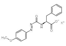 4-methoxyphenylazoformyl-phe potassium salt Structure