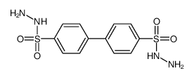 4-[4-(hydrazinesulfonyl)phenyl]benzenesulfonohydrazide结构式