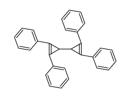 2,2',3,3'-tetraphenylbi-2-cyclopropen-1-yl结构式