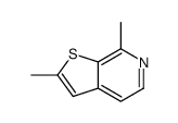 2,7-dimethylthieno[2,3-c]pyridine结构式