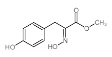 Methyl (2E)-2-(N-hydroxyimino)-3-(4-hydroxyphenyl)propanoate Structure