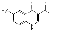 6-甲基-4-氧代-1,4-二氢喹啉-3-羧酸结构式