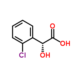 (R)-2-(2-Chlorophenyl)-2-hydroxyacetic acid structure