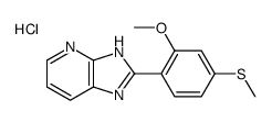 2-[2-methoxy-4-(methylthio)phenyl]-1H-imidazo[4,5-b]pyridine monohydrochloride结构式