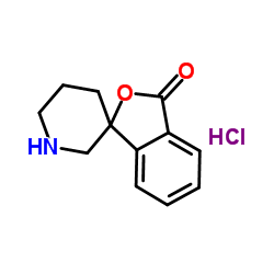 3H-Spiro[2-benzofuran-1,3'-piperidin]-3-one hydrochloride (1:1) Structure