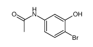 acetic acid-(4-bromo-3-hydroxy-anilide) Structure