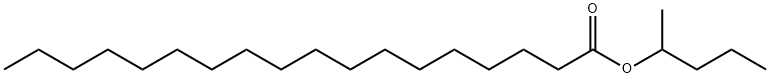 Octadecanoic acid, 1-Methylbutyl ester structure