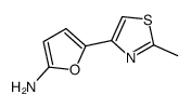 5-(2-methyl-1,3-thiazol-4-yl)furan-2-amine结构式