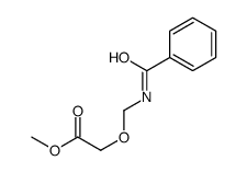 methyl 2-(benzamidomethoxy)acetate结构式