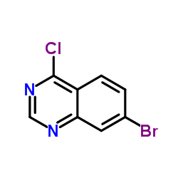 7-溴-4-氯喹唑啉结构式