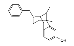 (2α,6α,11R*)-3-benzyl-1,2,3,4,5,6-hexahydro-6,11-dimethyl-2,6-methano-3-benzazocin-8-ol结构式