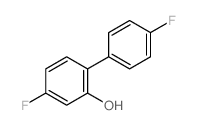 5-fluoro-2-(4-fluorophenyl)phenol结构式