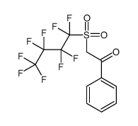 2-(1,1,2,2,3,3,4,4,4-nonafluorobutylsulfonyl)-1-phenylethanone Structure