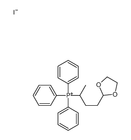 4-(1,3-dioxolan-2-yl)butan-2-yl-triphenylphosphanium,iodide Structure