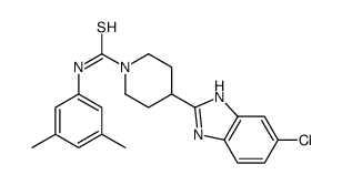 1-Piperidinecarbothioamide,4-(5-chloro-1H-benzimidazol-2-yl)-N-(3,5-dimethylphenyl)-(9CI)结构式