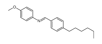 1-(4-hexylphenyl)-N-(4-methoxyphenyl)methanimine结构式