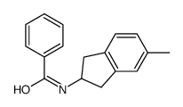 N-(5-methyl-2,3-dihydro-1H-inden-2-yl)benzamide Structure