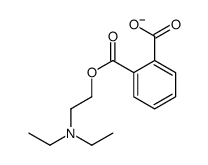 2-[2-(diethylamino)ethoxycarbonyl]benzoate结构式