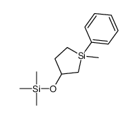 trimethyl-(1-methyl-1-phenylsilolan-3-yl)oxysilane结构式