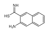 3-aminonaphthalene-2-carbothioamide结构式