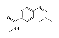 4-(dimethylaminodiazenyl)-N-methylbenzamide结构式