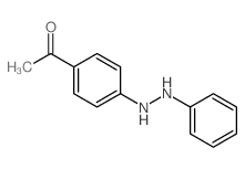 1-[4-(2-phenylhydrazinyl)phenyl]ethanone结构式