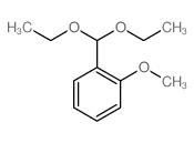 1-(diethoxymethyl)-2-methoxy-benzene Structure