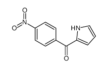 (4-硝基苯基)(1H-吡咯-2-基)甲酮结构式