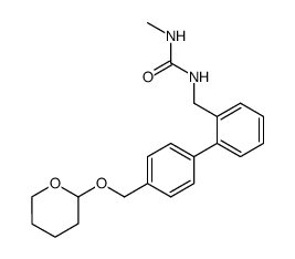 N-methyl-N'-[4'-[[(tetrahydro-2H-pyran-2-yl)oxy]methyl][1,1'-biphenyl]-2-yl]urea Structure