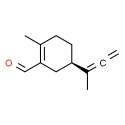 1-Cyclohexene-1-carboxaldehyde,2-methyl-5-(1-methyl-1,2-propadienyl)-,(5R)-(9CI) picture