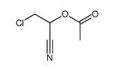 3-Chloro-2-acetyloxypropanenitrile Structure