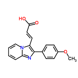 3-[2-(4-METHOXY-PHENYL)-IMIDAZO[1,2-A]PYRIDIN-3-YL]-ACRYLIC ACID structure