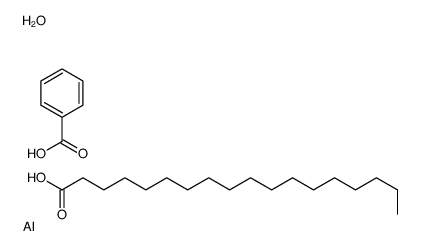 (benzoato-O)hydroxy(octadecanoato-O)aluminium结构式