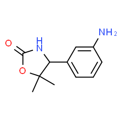 2-Oxazolidinone,4-(3-aminophenyl)-5,5-dimethyl-(9CI) structure