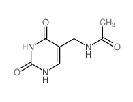 Acetamide,N-[(1,2,3,4-tetrahydro-2,4-dioxo-5-pyrimidinyl)methyl]- structure