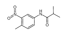 N-(4-methyl-3-nitrophenyl)isobutyramide Structure